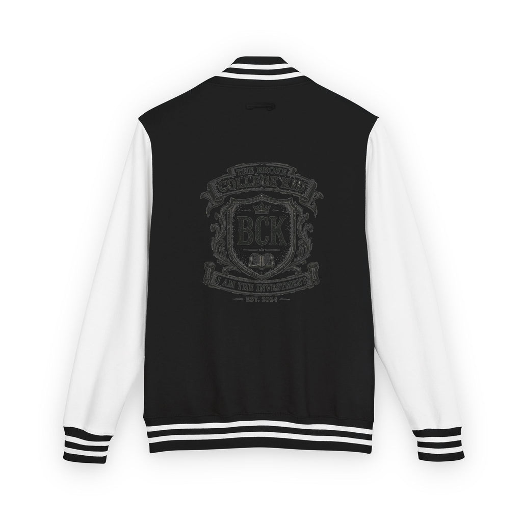 The Broke College Kid Crest Letterman Jacket