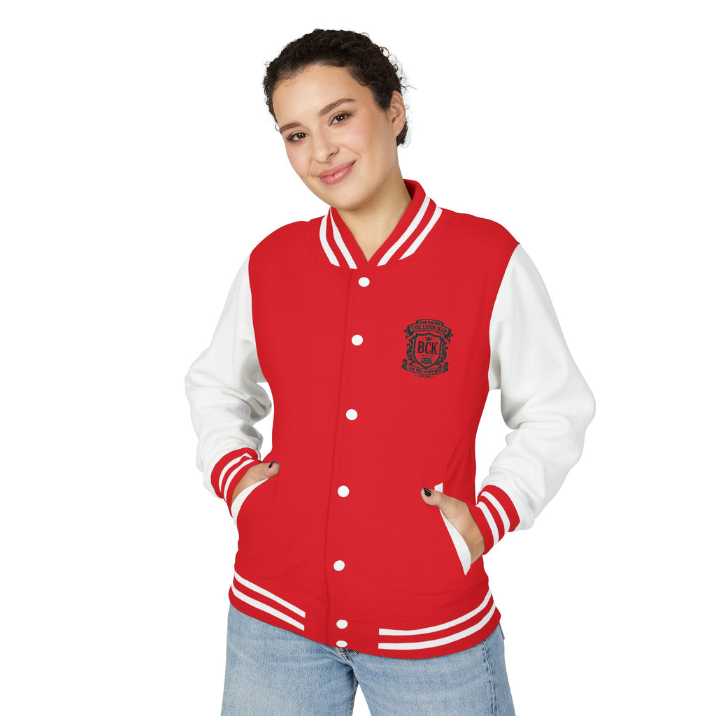 The Broke College Kid Crest Letterman Jacket