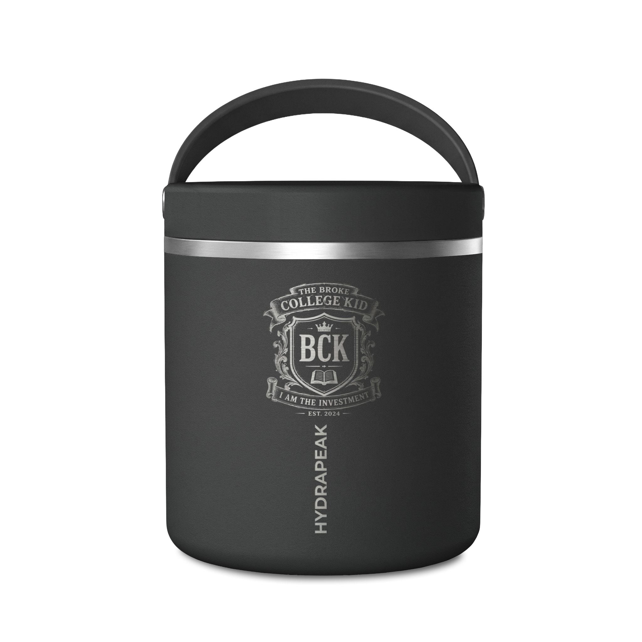 BCK Crest Stainless Lunch Container - Insulated Thermos Food Jar 25oz