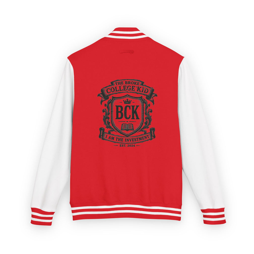 The Broke College Kid Crest Letterman Jacket