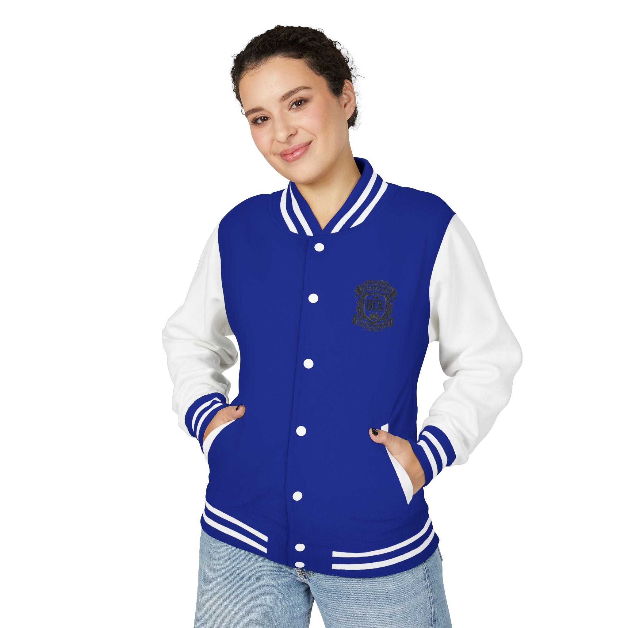 The Broke College Kid Crest Letterman Jacket