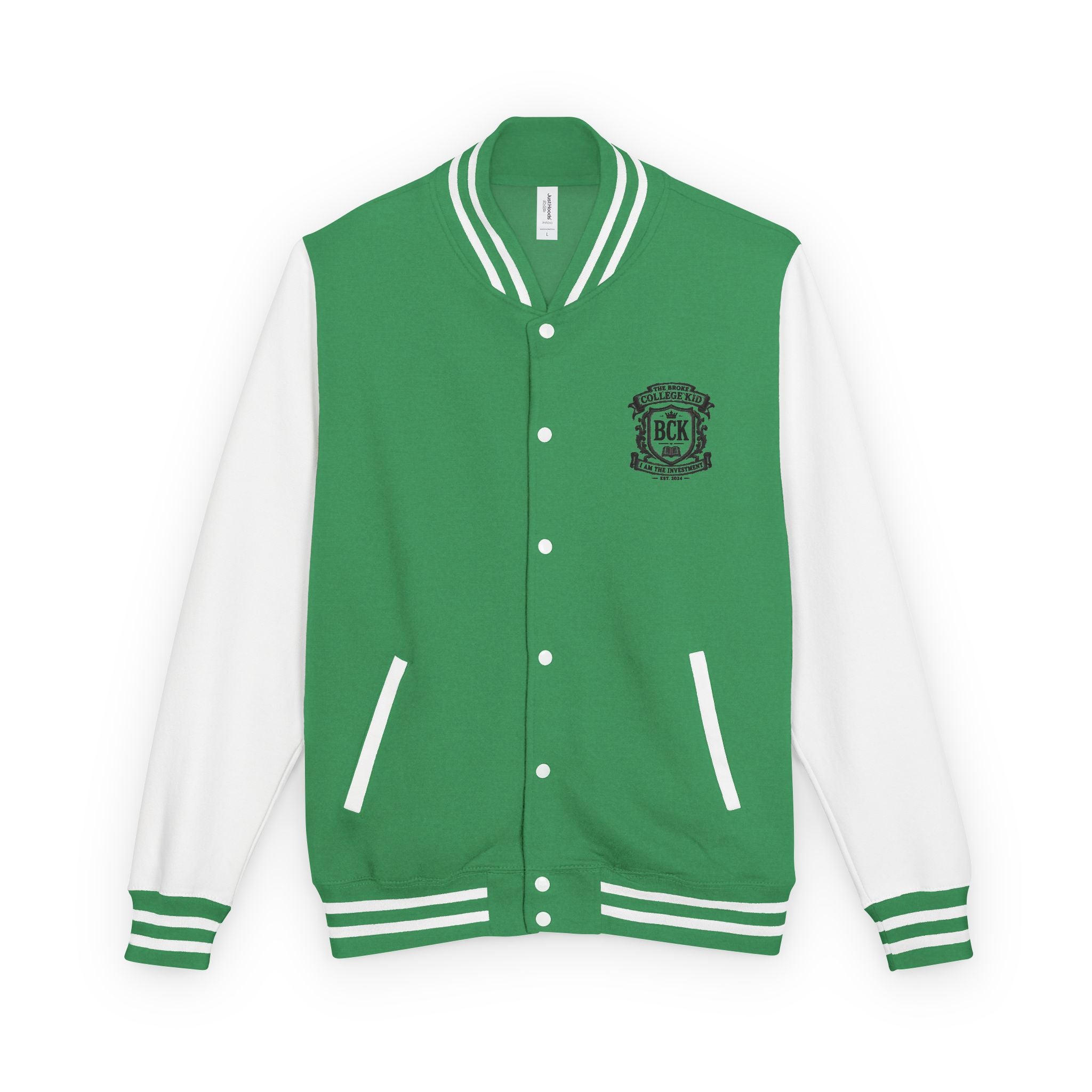 The Broke College Kid Crest Letterman Jacket