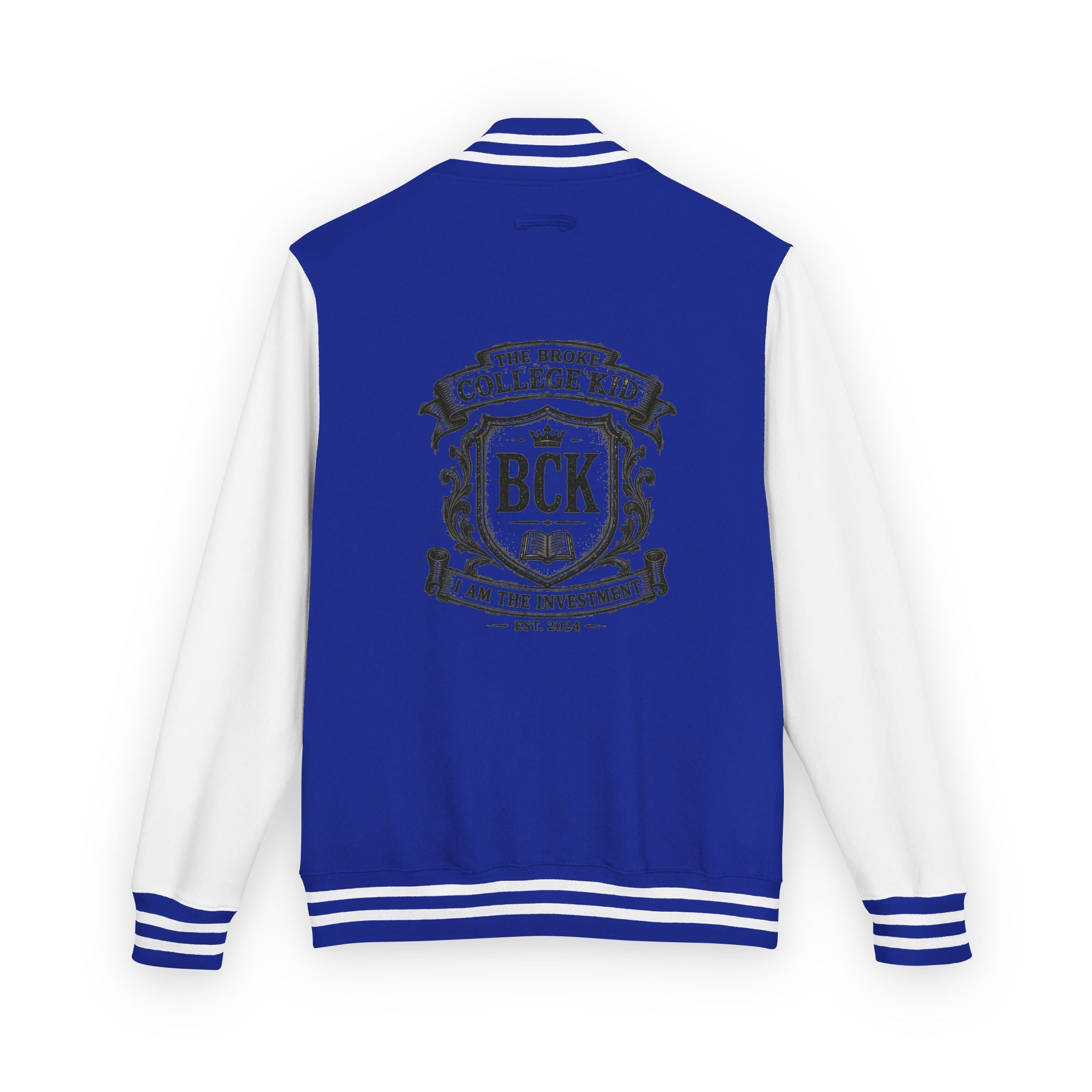 The Broke College Kid Crest Letterman Jacket