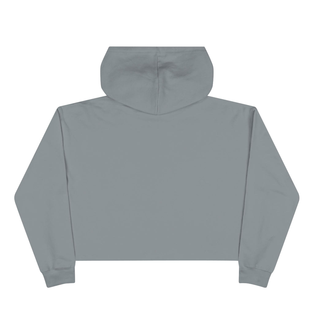 Broke College Kid Crest Crop Hoodie — BCK Vintage Logo
