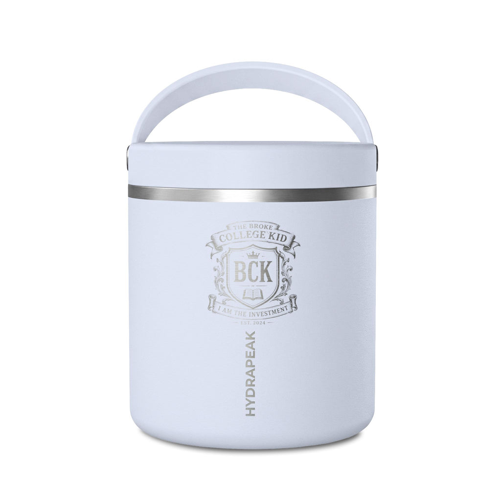 BCK Crest Stainless Lunch Container - Insulated Thermos Food Jar 25oz