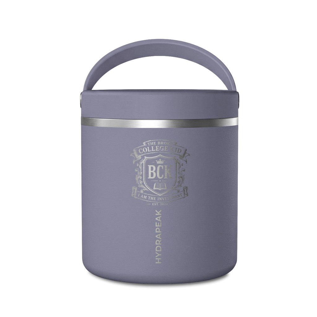 BCK Crest Stainless Lunch Container - Insulated Thermos Food Jar 25oz