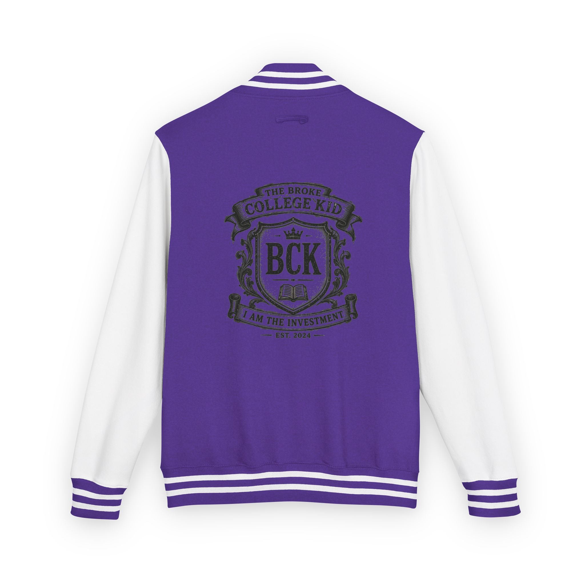 The Broke College Kid Crest Letterman Jacket