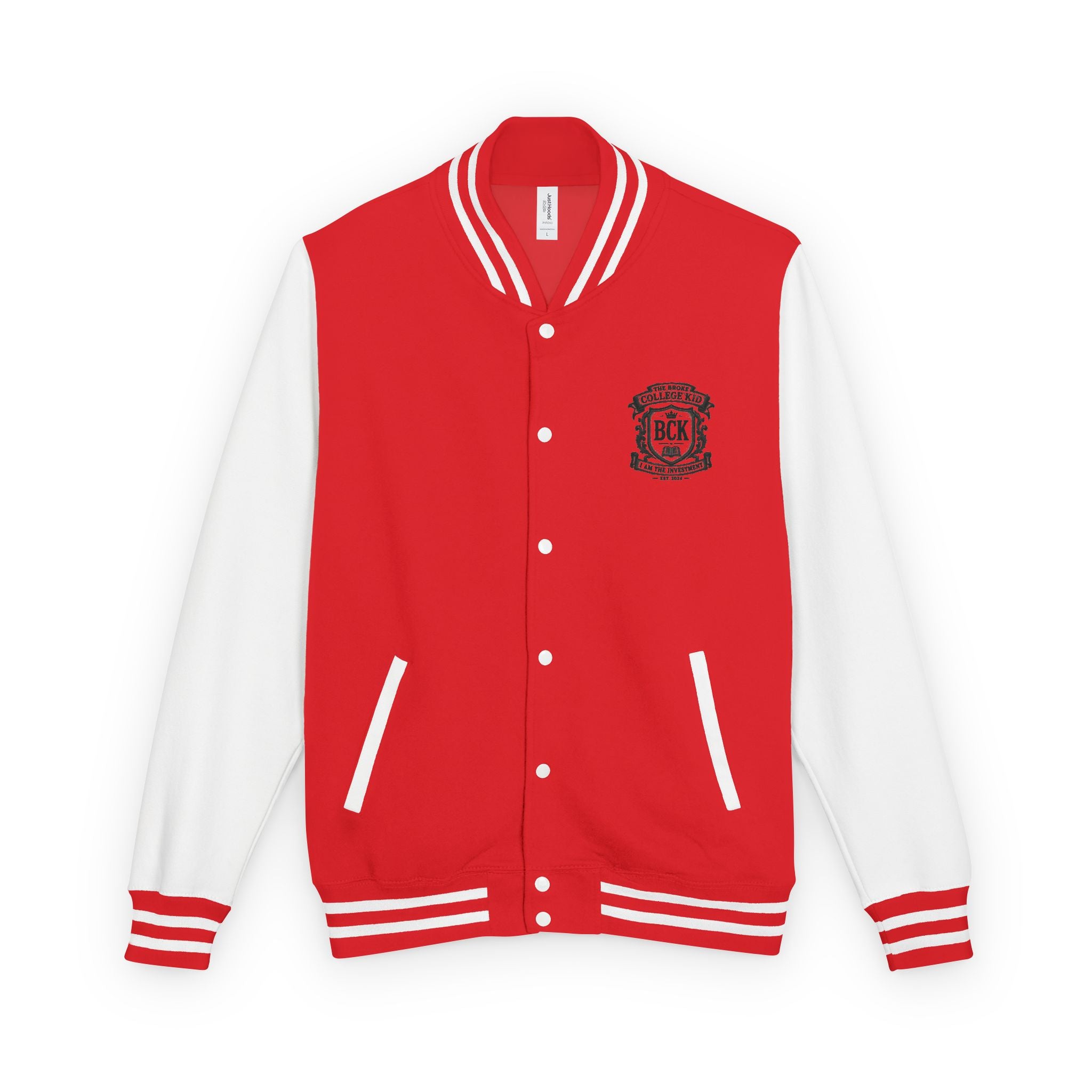 The Broke College Kid Crest Letterman Jacket