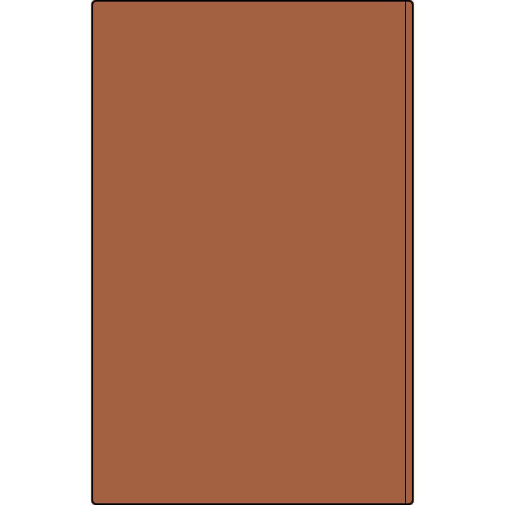 Vegan Leather Journal — "The Broke College Kid" Engraved Notebook