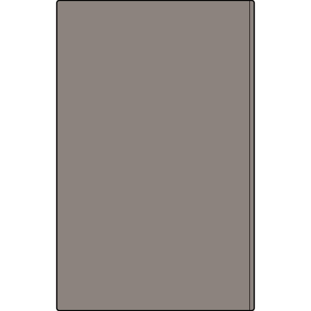Vegan Leather Journal — "The Broke College Kid" Engraved Notebook