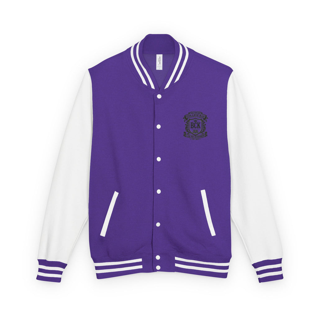 The Broke College Kid Crest Letterman Jacket