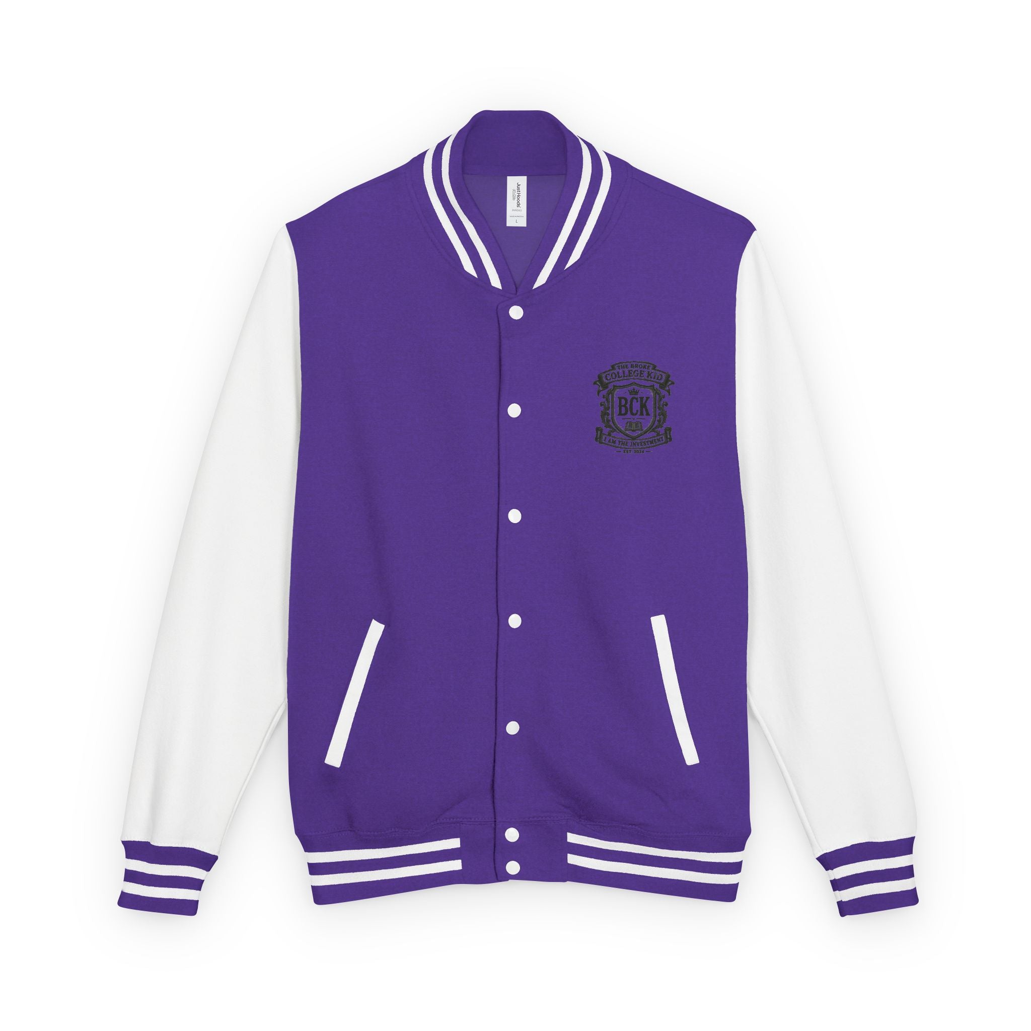 The Broke College Kid Crest Letterman Jacket