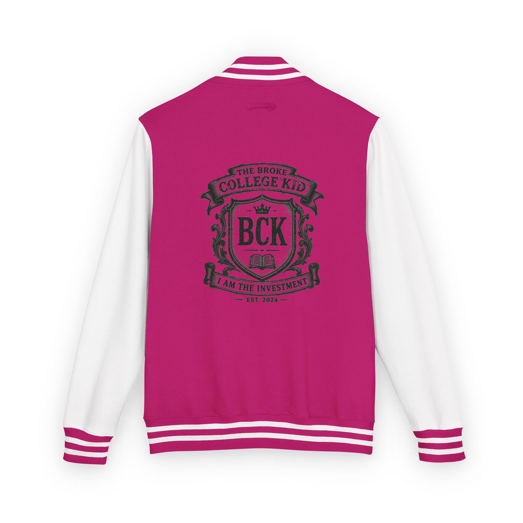 The Broke College Kid Crest Letterman Jacket